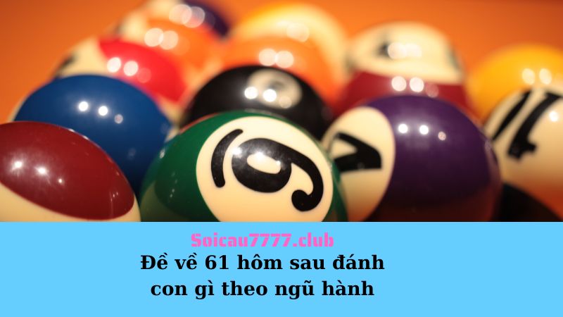 Đề về 61 hôm sau đánh con gì theo ngũ hành