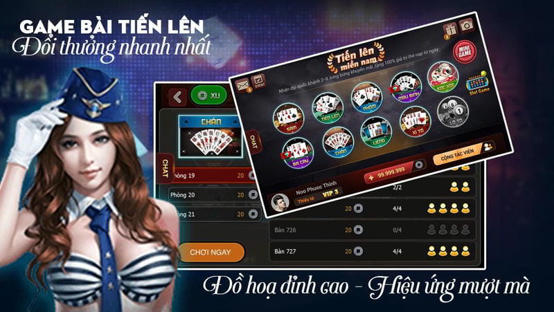 Chơi Tiến Lên mọi lúc mọi nơi tại VF555